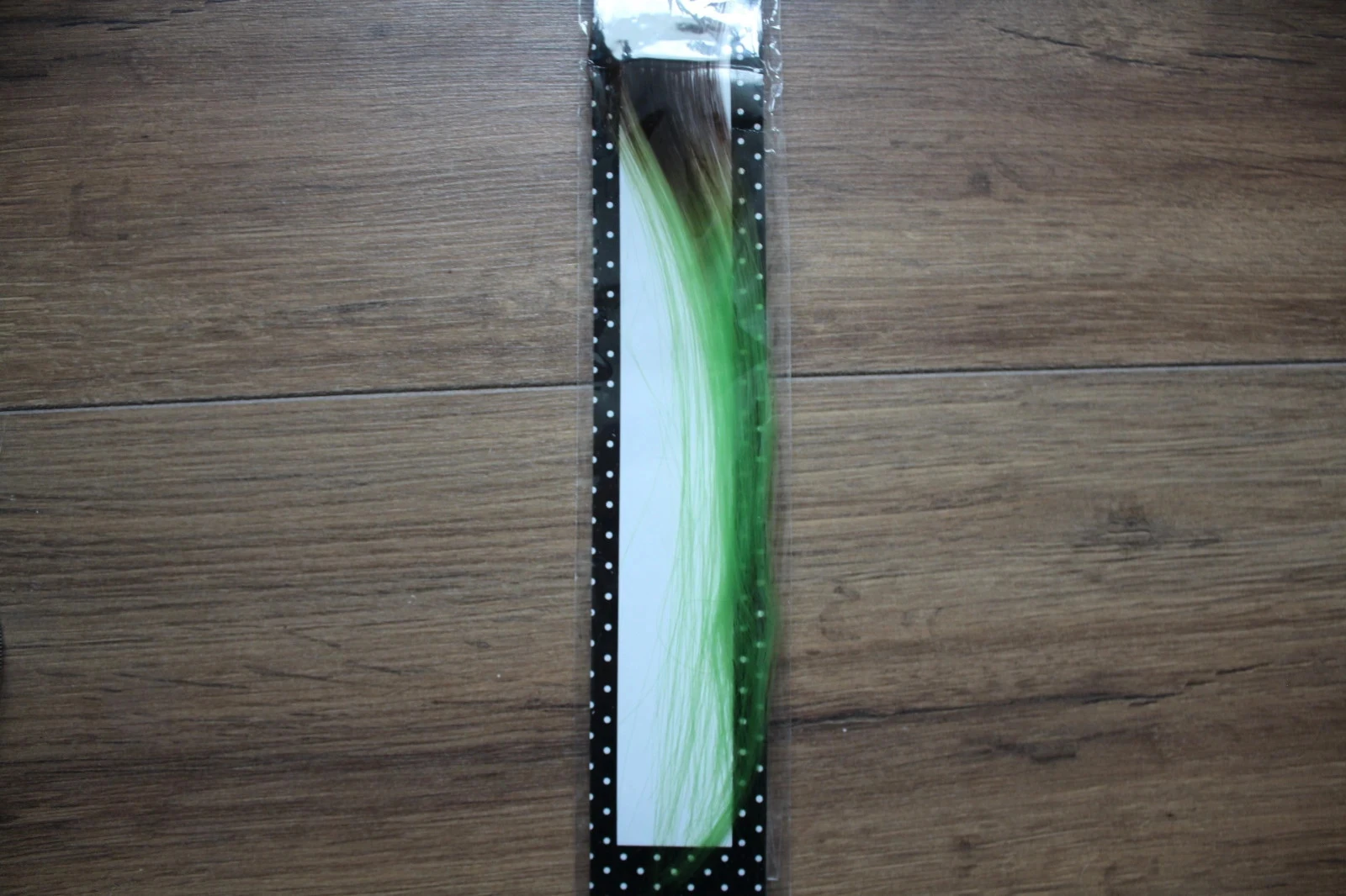Mèche de cheveux – Effet Ombré Vert & Chatain